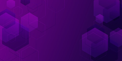 Abstract gaming technology background with black purple color. Vector illustration design for business presentation, banner, cover, web, flyer, card, poster, game, texture, slide, magazine, and ppt © Roisa