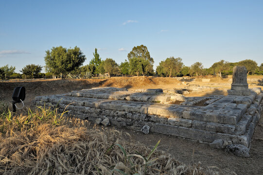 Locri, district of Reggio Calabria, Italy, Archaeological area of Locri Epizefiri