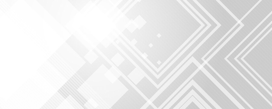 White grey abstract banner background. Vector illustration design for business presentation, banner, cover, web, flyer, card, poster, game, texture, slide, magazine, and powerpoint.