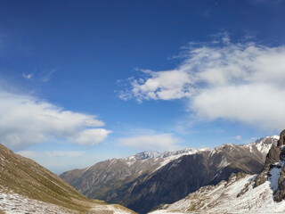 Shymbulak Ski Resort. Snow Mountains. Almaty. Ile-Alatau National Park. Kazakhstan