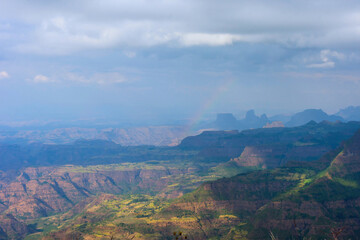 Fototapeta na wymiar Simien mountains national park, Ethiopia