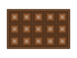 箱に入ったチョコレートスイーツのイラスト