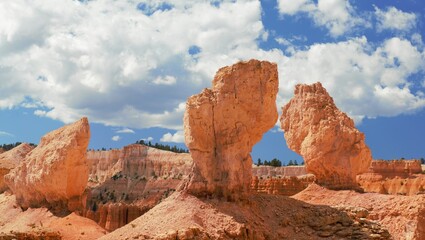 Rock formations at Bryce Canyon National Park