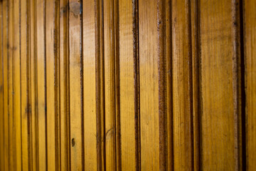 Fototapeta premium Wood, parquet, brown wood. Corrugated board, decorative board.