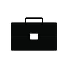 Work briefcase icon. Vector