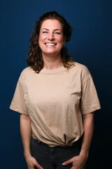 Obraz premium Portrait of a beautiful young woman