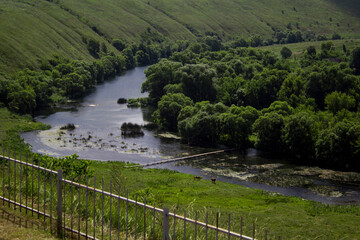 Fototapeta premium view of the river