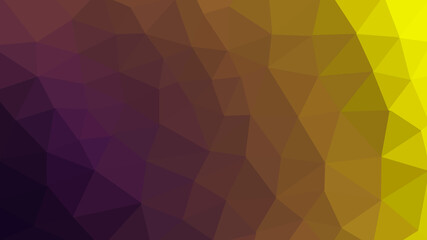 Fototapeta premium Abstract triangular background with colorful gradient shapes. Bright mosaic modern geometric design. beautiful relief surface. yellow low poly texture . color 3d image