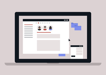 A group email received via mail client, a desktop interface, office daily routine