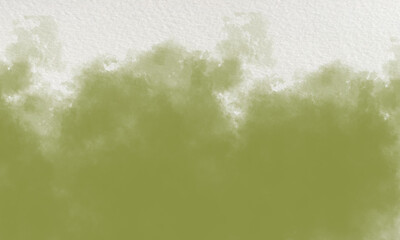thyme watercolor background on white canvas