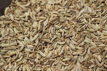 Close-up anise background, low depth of field.