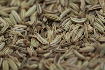 Close-up anise background, low depth of field.