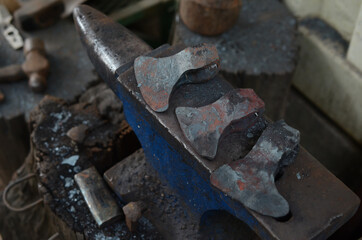 some process steel  for make an axe.