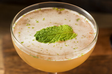 Boozy Refreshing Old Cuban Cocktail