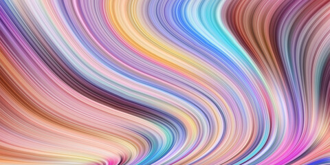 Fototapeta premium Abstract wavy striped colorful background