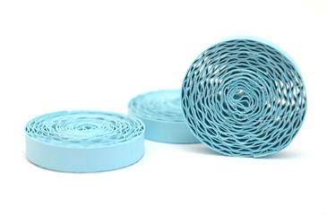 Stacking Circle shape folding papers background