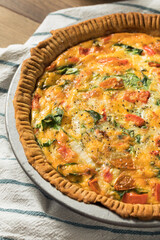 Healthy Veggie Quiche for Breakfast