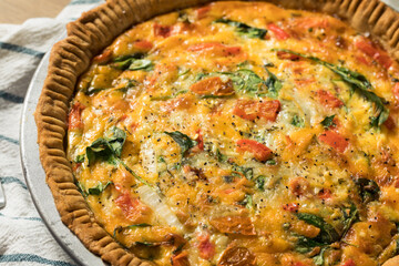 Healthy Veggie Quiche for Breakfast