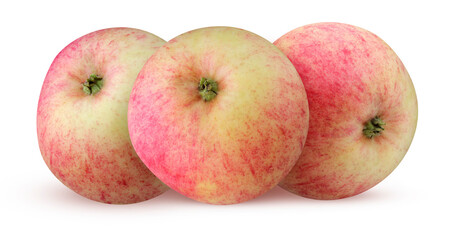 apples isolated on a white background