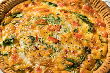 Healthy Veggie Quiche for Breakfast
