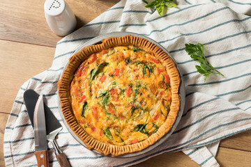 Healthy Veggie Quiche for Breakfast
