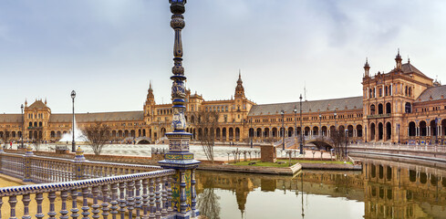 Fototapeta premium Plaza de Espana, Seville, Spain