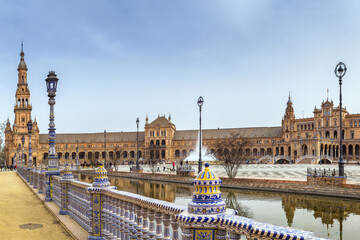 Fototapeta premium Plaza de Espana, Seville, Spain