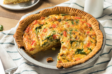 Healthy Veggie Quiche for Breakfast