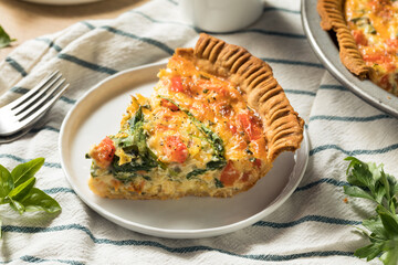 Healthy Veggie Quiche for Breakfast