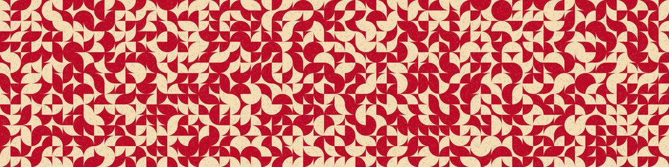 Abstract Geometric Pattern generative computational art illustration