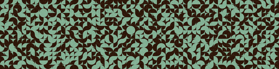 Naklejka premium Abstract Geometric Pattern generative computational art illustration