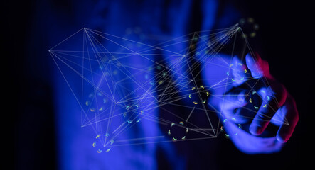 videoconference group of people talking in social network