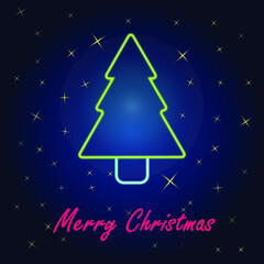 christmas tree with stars