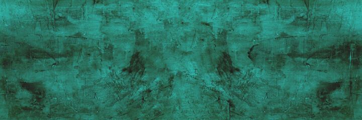 Green malachite stucco concrete wall background texture
