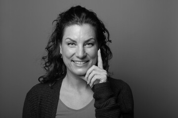 Portrait of a beautiful young woman