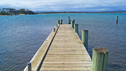 Obraz premium Dock - Tasmania, Australia - 2008