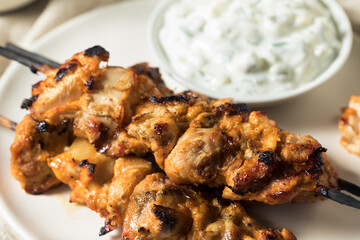 Homemade Grilled Chicken Kebabs