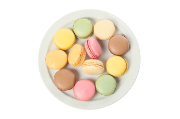 Selection of macarons