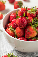 Raw Red Organic Strawberries