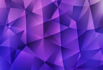 Obraz premium Light Purple, Pink vector polygon abstract backdrop.