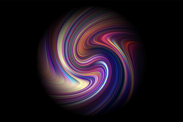 Cool fantasy colorful planet