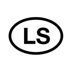 Country code vehicle registration Lesotho
