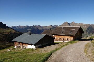 Obraz premium Oberpartnom bei Sonntag, Vorarlberg