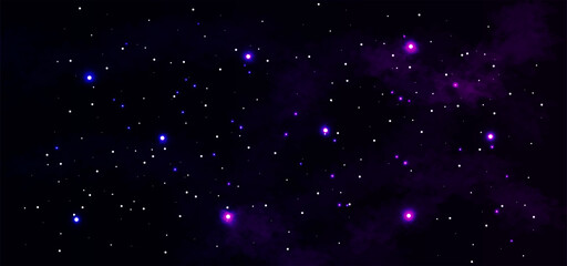 Space background with stars