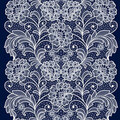 seamless  lace  floral   background.