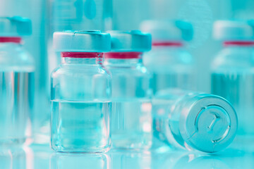 Vaccine glass bottle vials