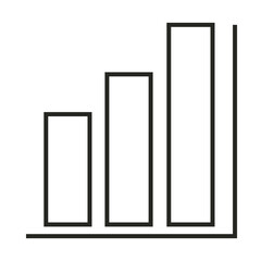 digital marketing strategy statistics diagram line icon