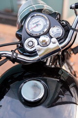 Fototapeta premium Motorcycle dashboard speed New exterior