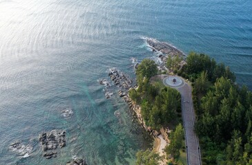 Tip of Borneo, the meeting point of the South China Sea and the Sulu Sea