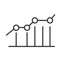 digital marketing diagram strategy success line icon